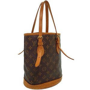 Louis Vuitton Shoulder Bucket Monogram Bag